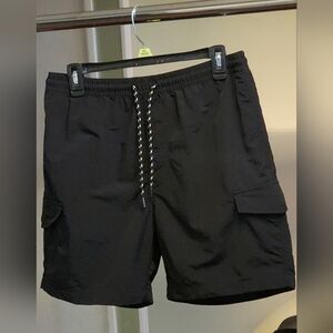 Original Use Black Cargo Shorts for Men